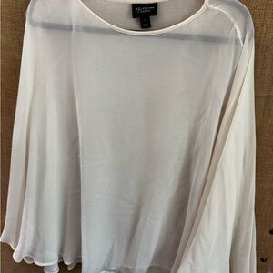 St. John Couture Women's Cream Sheer Capelet